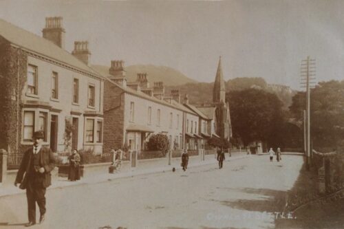 Photograph of Church Street, Settle by Anthony Horner, late 19th century.